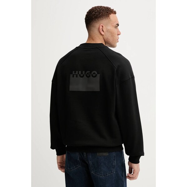 Bavlnená mikina HUGO Delastcrew 65233913