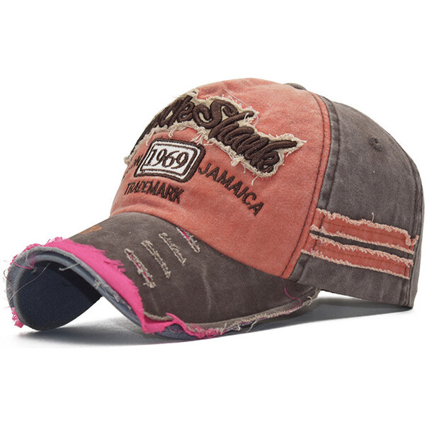 EDIKO Bavlnená Šiltovka RockShanle JAMAICA Oranžová 65230433