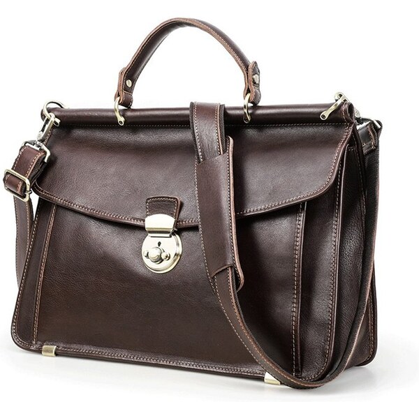 Contacts pánska kožená aktovka Lemaire 15L 65230441