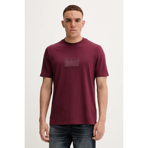 Bavlnené tričko HUGO Delastio 65234016