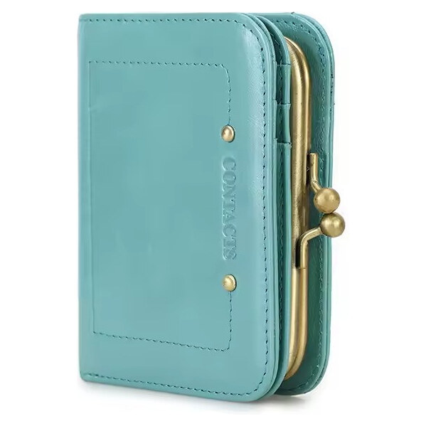 Contacts malá kožená peňaženka Rosamel Modrá 65230457