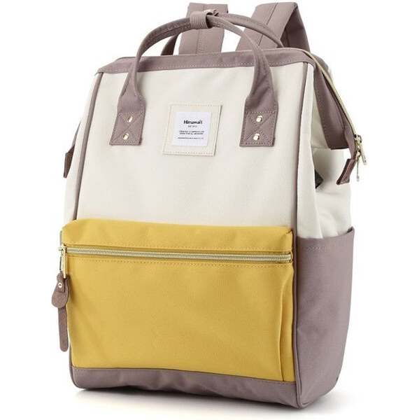 Himawari batoh s USB port Apaté Hnedo-žltý 19L 65230459