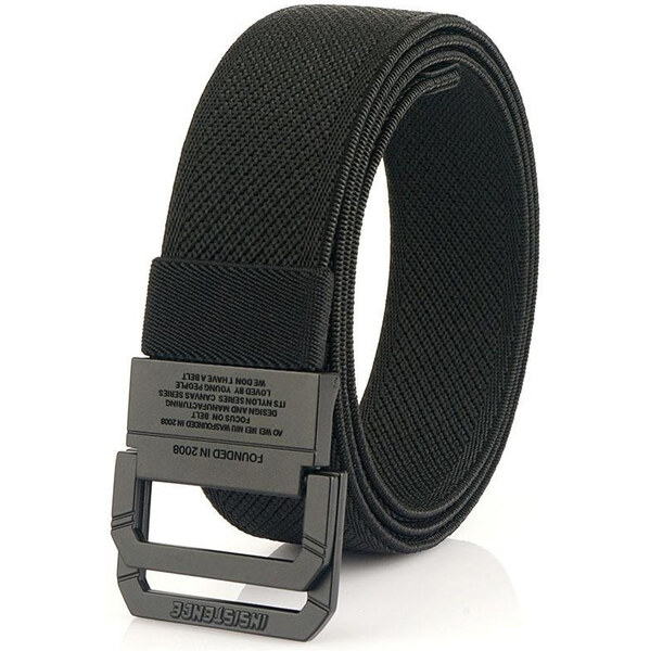 Lifestyle Nylonový opasok s kovovou prackou Hanovre Čierny 65230488