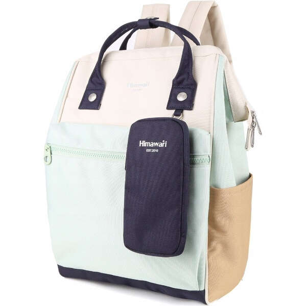 Himawari dámsky batoh s vreckom Samal Modrý 21L 65230504