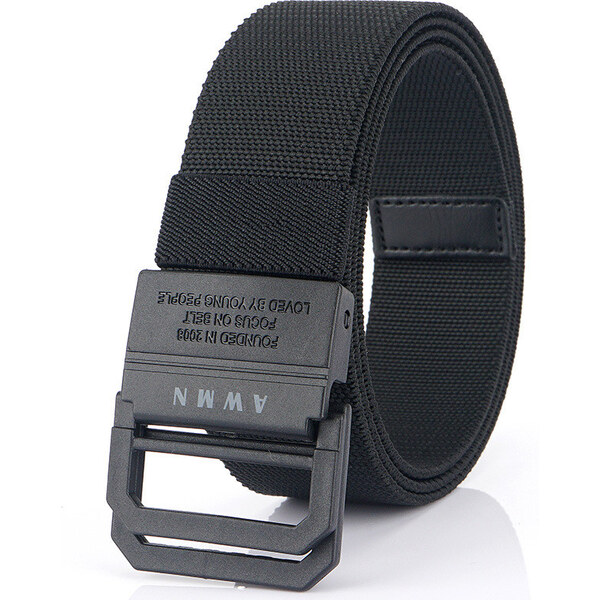 Lifestyle AWMN nylonový opasok s plastovou prackou Hanovre Čierny 65230520