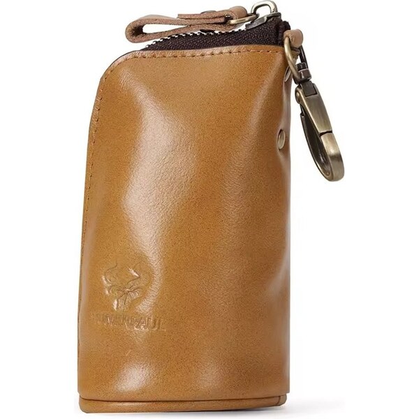 Humerpaul kožená peňaženka na kľúče Reynier Camel 65230554