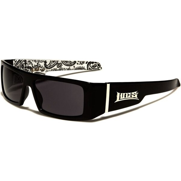 LOCS slnečné okuliare s potlačou BANDANA biele 65230567