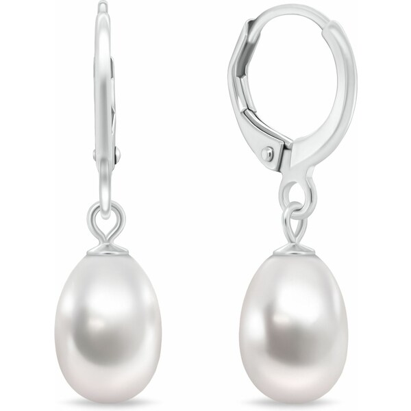 Brilio Silver Elegantné strieborné náušnice s pravou perlou EA1199W 66591461