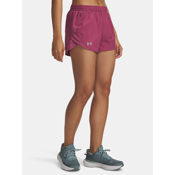 Womens shorts Under Armour UA Fly By 3 Shorts-RED - Womens 65278137
