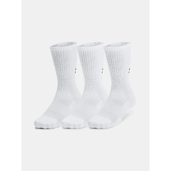 Unisex socks Under Armour Unisex UA TC 3pk Crew-WHT - unisex 65278152