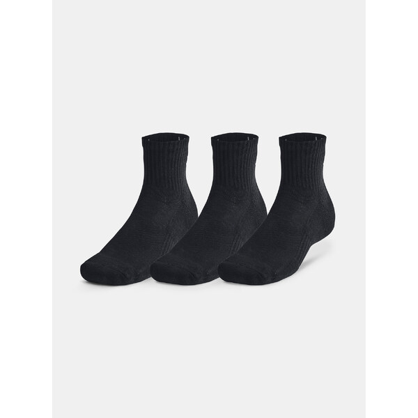 Unisex socks Under Armour Unisex UA TC 3pk Qtr-BLK - unisex 65279853
