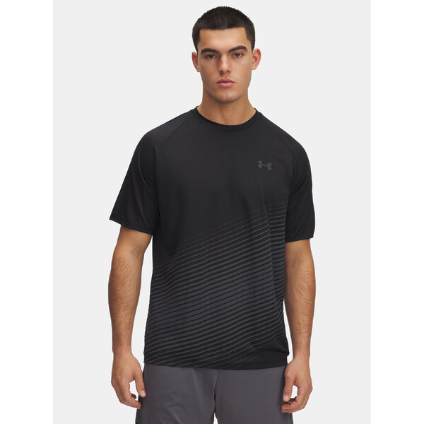 Mens T-shirt Under Armour UA Tech Fade SS-BLK - Mens 65278159