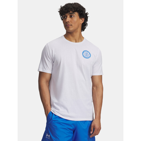 Mens T-shirt Under Armour UA ARMOUR CLUB SS-WHT - Mens 65279865