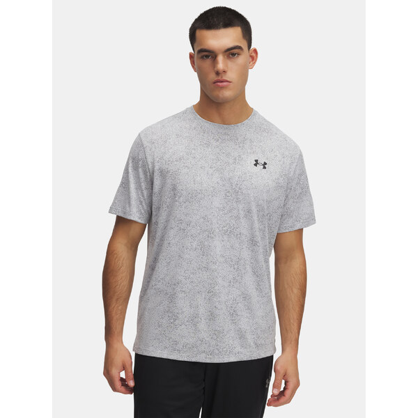 Mens T-shirt Under Armour UA Tech Tee Pixelate-GRY - Mens 65278160