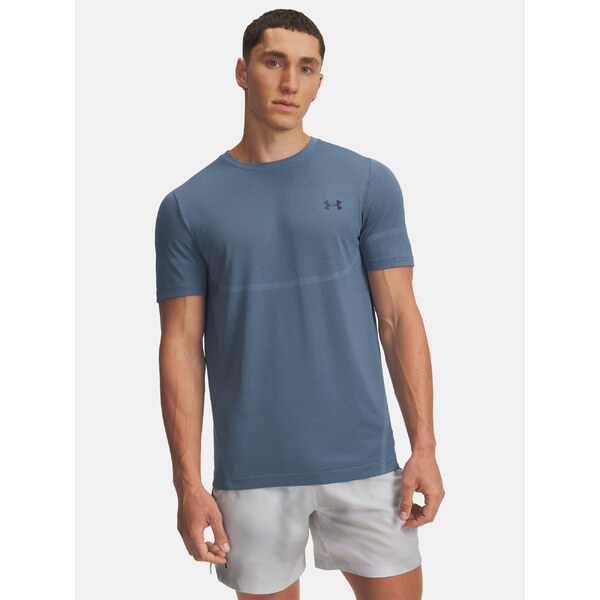 Mens T-shirt Under Armour UA Vanish Elite Seamless SS-BLU - Mens 65278211