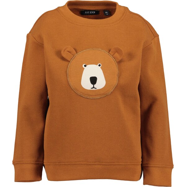 BLUE SEVEN Mikina koňaková / čierna / biela 65878550