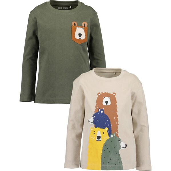 BLUE SEVEN Tričko tmelová / karamelová / žltá / olivová 65905313