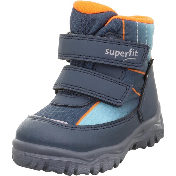 SUPERFIT Čižmy HUSKY+ námornícka modrá / svetlomodrá / oranžová 65536189