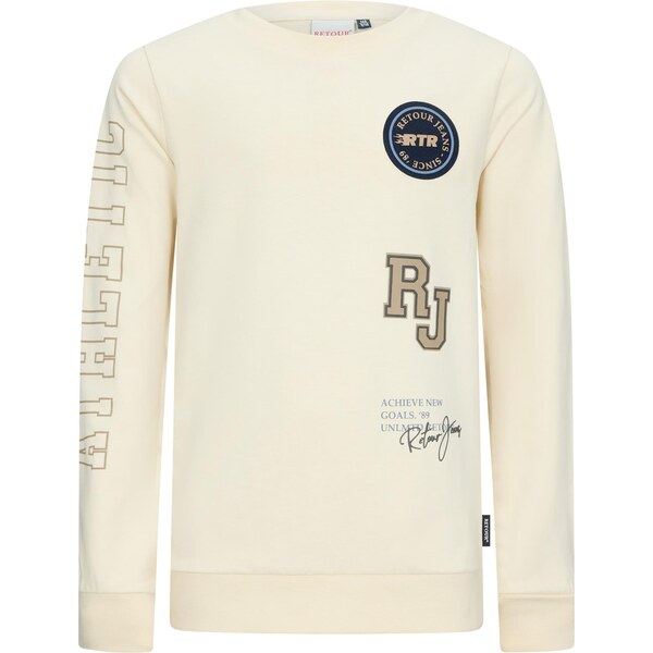 Retour Jeans Tričko Kenji svetlobéžová / tmavobéžová / modrá / 65890793