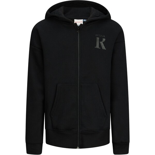 Retour Jeans Tepláková bunda Ferdi sivá / čierna 65890829