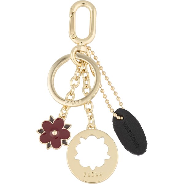 FURLA Prívesky na kľúče zlatá / vínovo červená / čierna 65365635