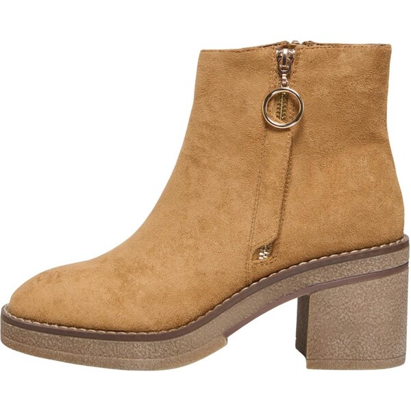 ONLY Členkové čižmy BABETTE farba ťavej srsti 65608948