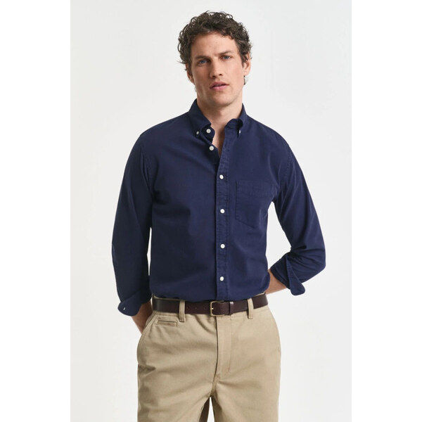 KOŠEĽA GANT REG GMNT DYED TWILL SHIRT EVENING BLUE 65051935