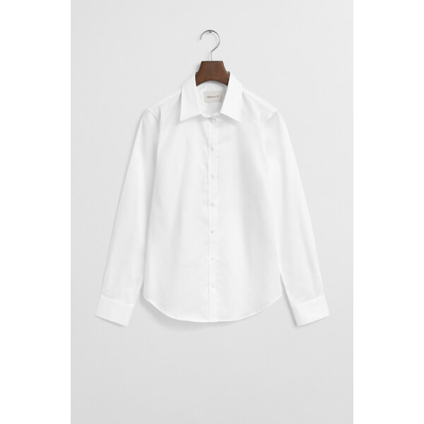 KOŠEĽA GANT SLIM SATEEN SHIRT WHITE 65237289