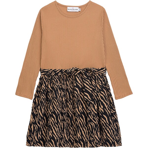 Danamade Šaty farba ťavej srsti / čierna 66057142