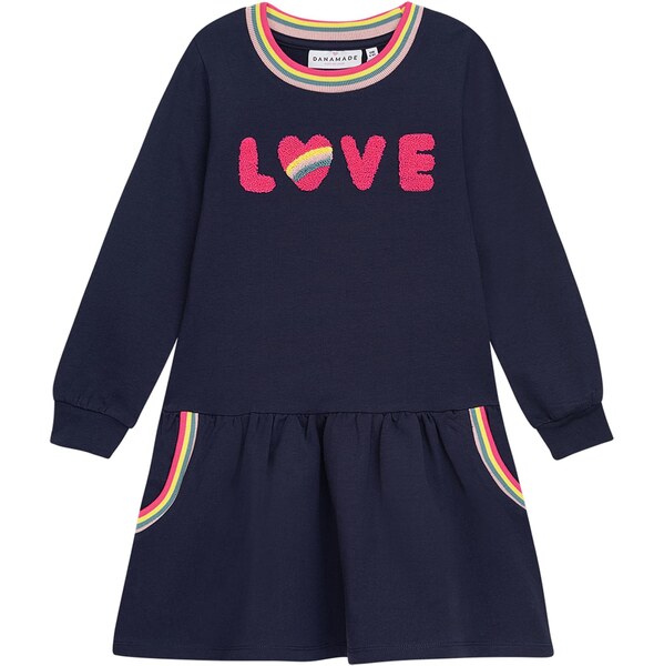 Danamade Šaty námornícka modrá / žltá / ružová / ružová 66057146