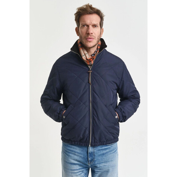 BUNDA GANT REVERSIBLE STAND-UP COLLAR JACKET EVENING BLUE 65451039