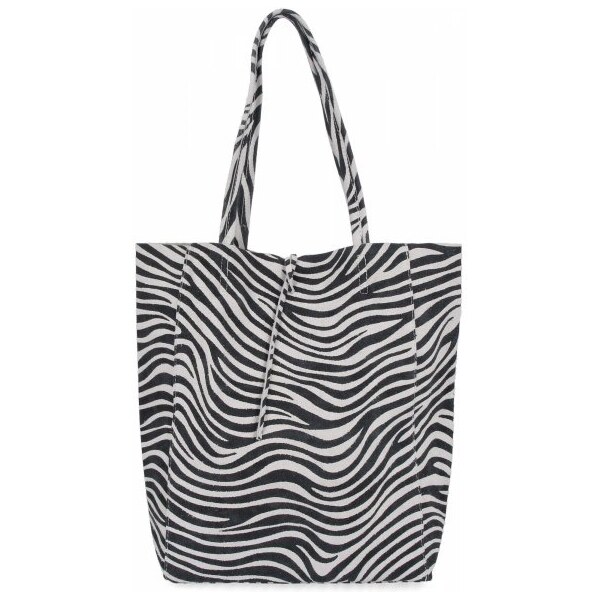 Kožené kabelka shopper bag Vittoria Gotti čierna 168 65238668