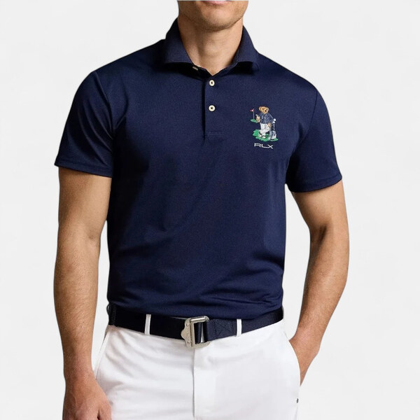 Pánské modré polo triko Ralph Lauren M56336 65238674