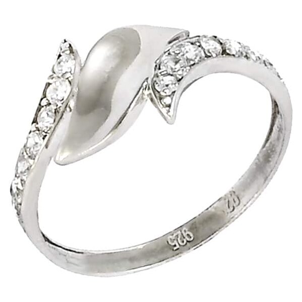 Strieborný prsteň Glare 1040 65244094