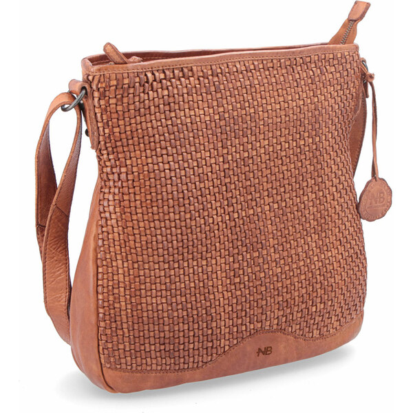Kožená kabelka crossbody Noelia Bolger koňaková NB 2016 KO 17715292