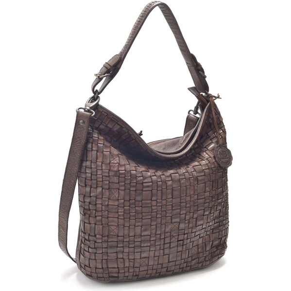 Kožená kabelka cez rameno Noelia Bolger hnedá NB 2012 H 64019571