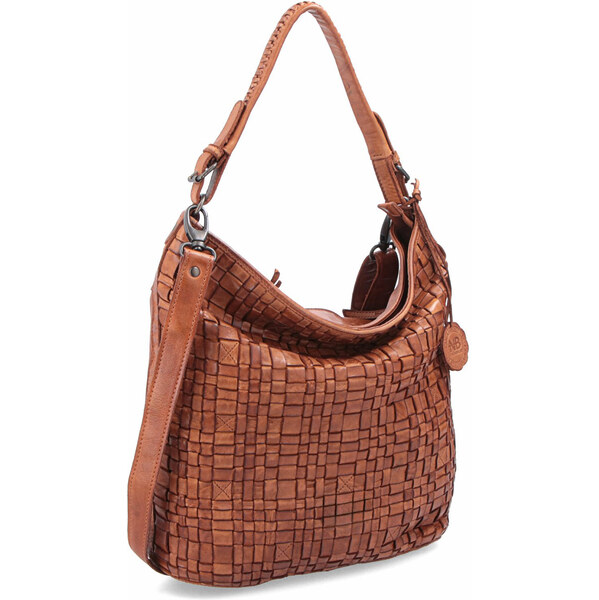 Kožená kabelka cez rameno Noelia Bolger koňaková NB 2012 KO 17715539