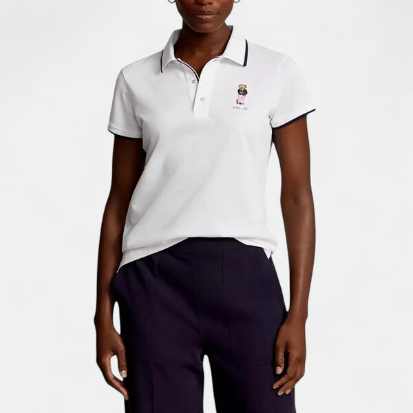 Dámské bílé polo triko Ralph Lauren M56339 65244109