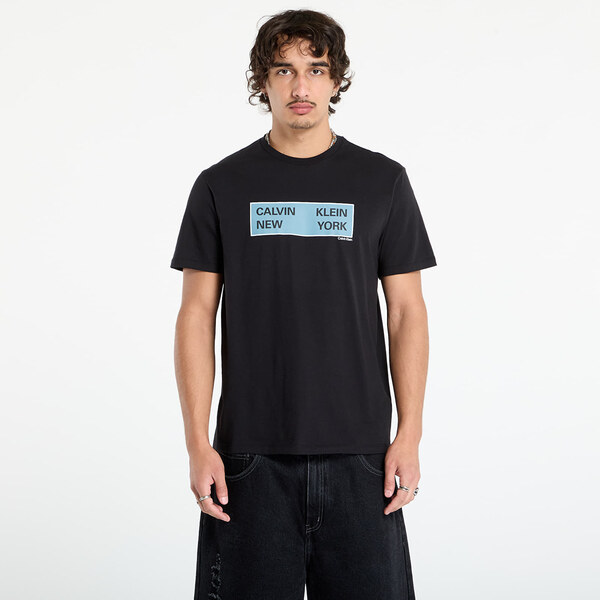 Tričko Calvin Klein Jeans SS CK NY Box Graphic Tee Black S 65245000
