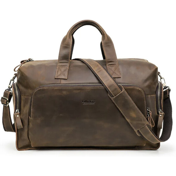 Contacts luxusná kožená cestovná taška Maron 21L 65226954