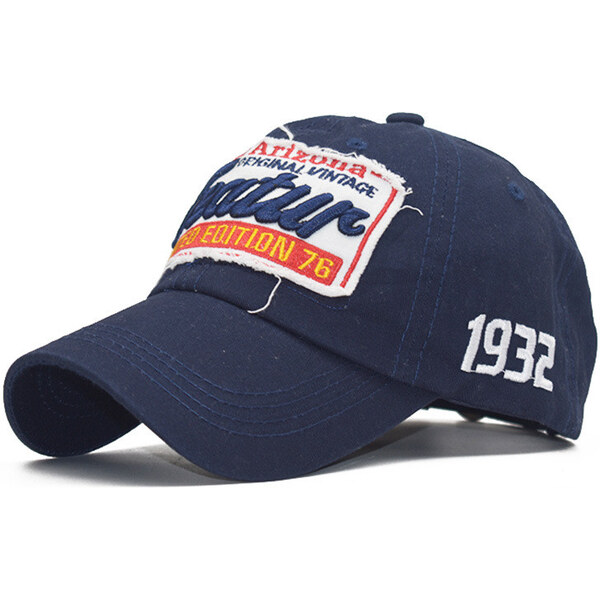 EDIKO Čiapka so šiltom Bavlnená Šiltovka Featur Modrá 65230176