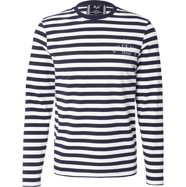 19V69 ITALIA Tričko ORNELLO námornícka modrá / biela 65645620