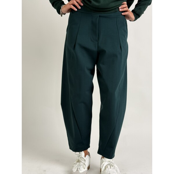 Voga Móda Smaragdové nohavice TOSCANA 65246906