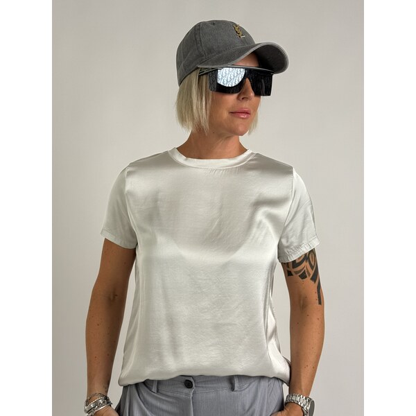Voga Móda Svetlo šedé tričko PATRIZIA 65246917