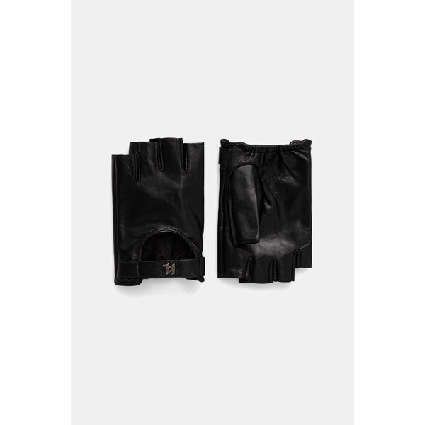 Kožené rukavice bez prstov Karl Lagerfeld 65246884