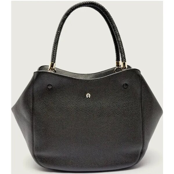 Aigner Kožená shopper kabelka CARRÉ SOFT 65210411