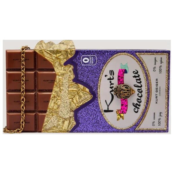 Kurt Geiger Večerná kabelka CHOCOLATE 65189924