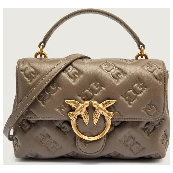 Pinko Kožený kufrík LOVE LADY PUFF MINI 65182624