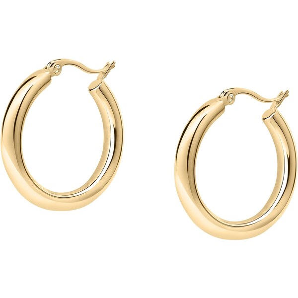 La Petite Story Pozlátené minimalistické kruhy z ocele LPS01AYQ113 66585183