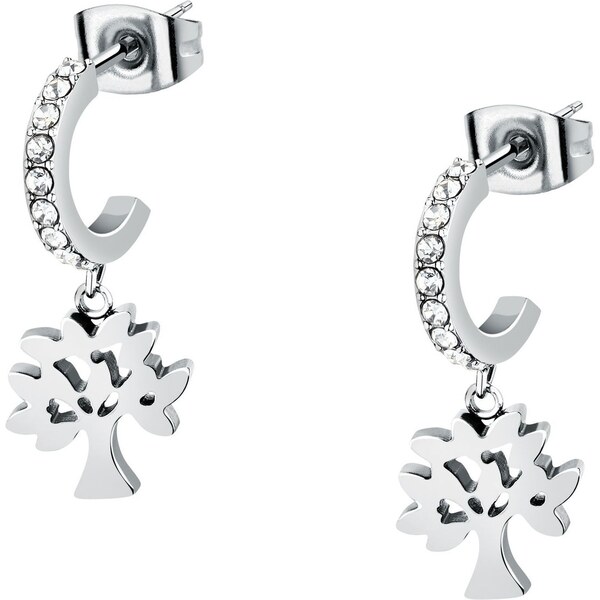 La Petite Story Nadčasové oceľové náušnice Strom života LPS01AYQ120 66581699